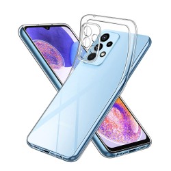 Силиконов кейс MBX Jelly 1.5mm, За Samsung Galaxy A23 4G/5G (A235F/A236U), Прозрачен