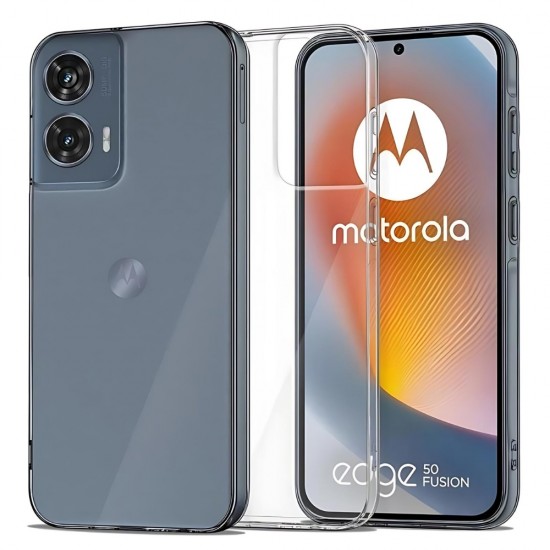 Силиконов кейс MBX, За Motorola Edge 50 Fusion, Прозрачен от Fonax.bg