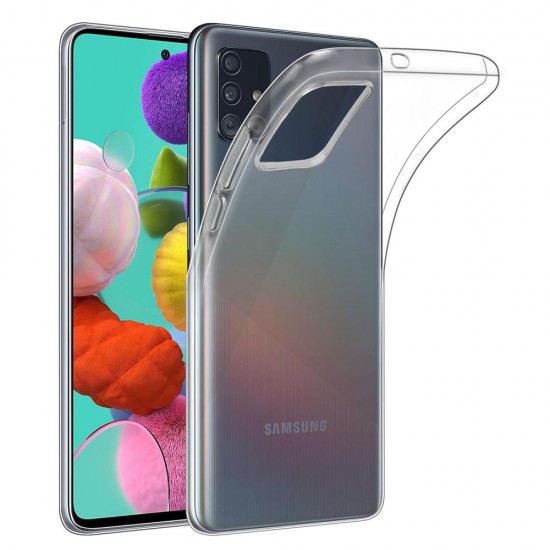 Силиконов кейс MBX, За Samsung Galaxy A52 4G/5G/A52s (A525F/A526B/A528B), Прозрачен от Fonax.bg