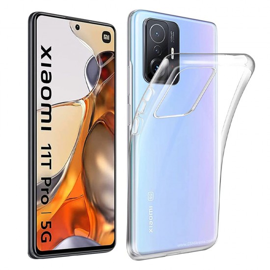 Силиконов кейс MBX, За Xiaomi 11T 5G/11T Pro 5G, Прозрачен от Fonax.bg