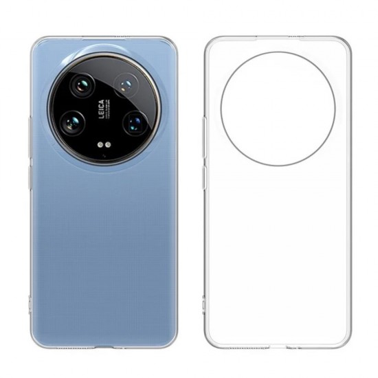 Силиконов кейс MBX, За Xiaomi 14 Ultra, Прозрачен от Fonax.bg