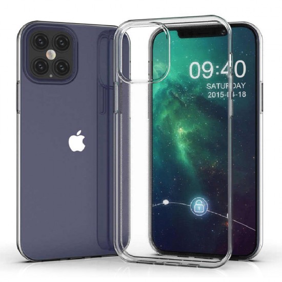 Силиконов кейс MBX, За iPhone 12 Pro Max (6.7), Прозрачен от Fonax.bg