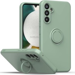 Силиконов кейс bSmart Finger Grip, За Samsung Galaxy A05s (A057F), Светлозелен