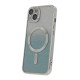 Силиконов кейс bSmart Glitter Chrome Magsafe с протектори за камерите, За iPhone 15 Plus (6.7), Сребрист преливащ от Fonax.bg