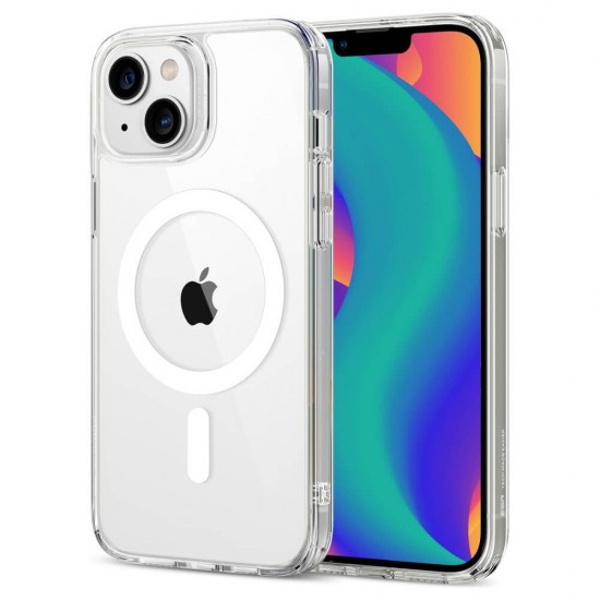 Силиконов кейс bSmart Magsafe 1.5mm, За iPhone 13 (6.1), Прозрачен от Fonax.bg