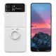 Силиконов кейс bSmart Silicone Cover с пръстен, За Samsung Galaxy Z Flip4 5G, Бял от Fonax.bg