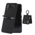 Силиконов кейс bSmart Silicone Cover с пръстен, За Samsung Galaxy Z Flip4 5G, Черен
