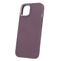 Силиконов кейс bSmart Silicone Satin Case, За iPhone 14 Pro (6.1), Тъмнолилав