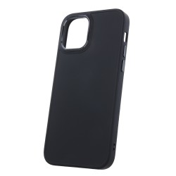Силиконов кейс bSmart Silicone Satin Case, За iPhone 15 Pro (6.1), Черен