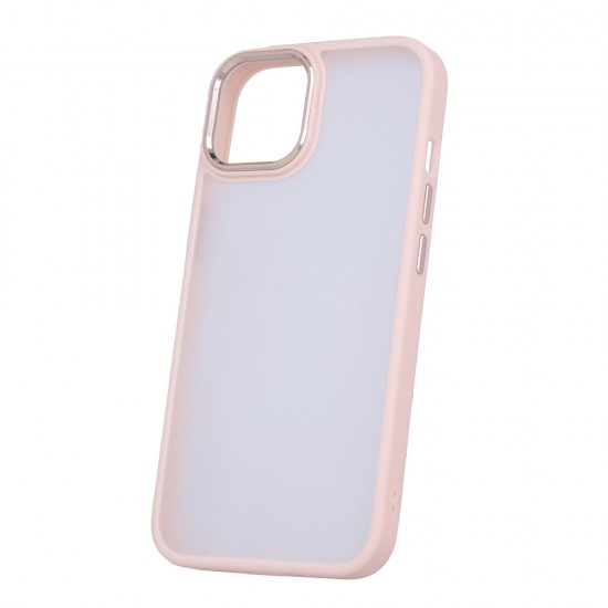 Силиконов кейс bSmart Silicone Satin Matt Case, За iPhone 14 (6.1), Розов от Fonax.bg