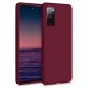 Силиконов кейс bSmart Silicone Soft Cover, За Samsung Galaxy A21s (A217F), Бордо от Fonax.bg