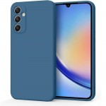 Силиконов кейс bSmart Silicone Soft Cover, За Samsung Galaxy A55 (A556), Тъмносин