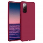 Силиконов кейс bSmart Silicone Soft Cover, За Samsung Galaxy A72 4G/5G (A725F/A726B), Бордо