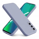 Силиконов кейс bSmart Silicone Soft Cover, За Samsung Galaxy S21 FE 5G (G990B), Сиво-син