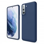 Силиконов кейс bSmart Silicone Soft Cover, За Samsung Galaxy S21 (G991B), Тъмносин