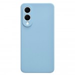 Силиконов кейс bSmart Silicone Soft Cover, За Samsung Galaxy S25 Edge, Светлосин