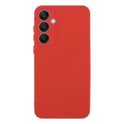 Силиконов кейс bSmart Silicone Soft Cover, За Samsung Galaxy S25 FE, Червен