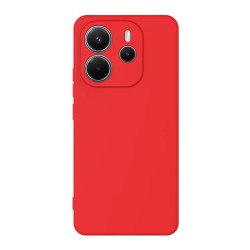 Силиконов кейс bSmart Silicone Soft Cover, За Xiaomi Redmi Note 14 5G, Червен
