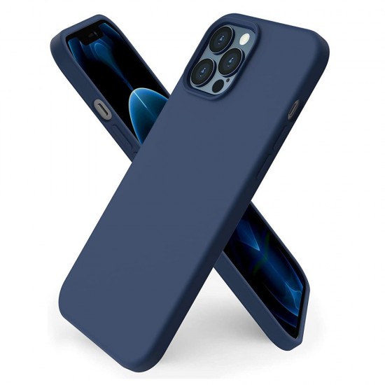 Силиконов кейс bSmart Silicone Soft Cover, За iPhone 14 Pro (6.1), Тъмносин от Fonax.bg