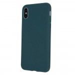 Силиконов кейс iPaky матиран, За Samsung Galaxy A22 4G (A225F), Тъмнозелен