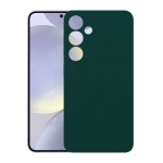 Силиконов кейс iPaky матиран, За Samsung Galaxy S24 (S921B), Тъмнозелен