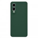 Силиконов кейс iPaky матиран, За Samsung Galaxy S25 Edge, Тъмнозелен