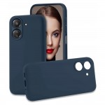 Силиконов кейс iPaky матиран, За Xiaomi Redmi 13C 4G, Тъмносин