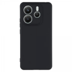 Силиконов кейс iPaky матиран, За Xiaomi Redmi Note 14 5G, Черен