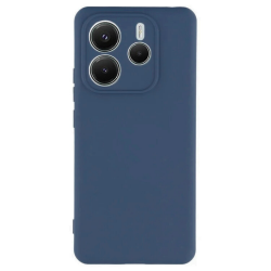 Силиконов кейс iPaky матиран, За Xiaomi Redmi Note 14 5G, Тъмносин