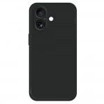 Силиконов кейс iPaky матиран, За iPhone 17 (6.3), Черен