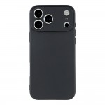 Силиконов кейс iPaky матиран, За iPhone 17 Pro (6.3), Черен