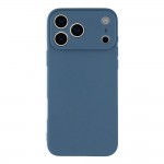 Силиконов кейс iPaky матиран, За iPhone 17 Pro (6.3), Тъмносин