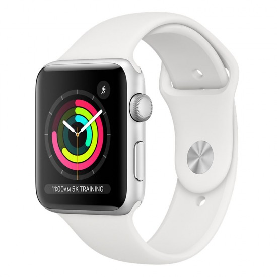 Силиконова каишка bSmart за часовник Apple iWatch 42/44/45/46/49mm, Бяла от Fonax.bg