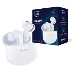 Слушалки Bluetooth безжични 3mk HARDY LifePods Pro, Бели