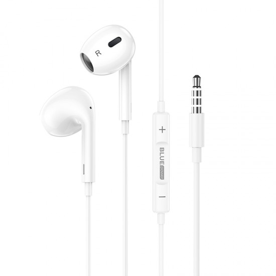 Слушалки HF 3.5 mm BLUE Power BBM30 Max, Бели от Fonax.bg