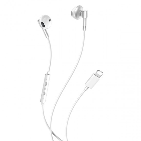 Слушалки HF XO EP61 за iPhone, Lightning, Сребристи от Fonax.bg
