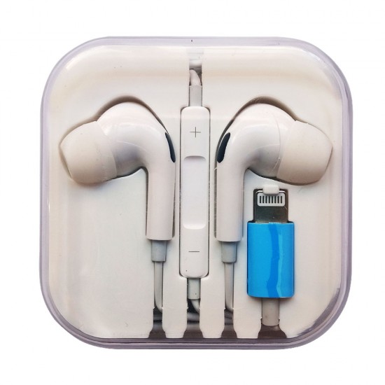 Слушалки HF за iPhone Pro Lightning bluetooth HQ, Бели от Fonax.bg