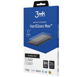 Стъклен протектор 3mk HardGlass Max™ с цяло лепило, За Samsung Galaxy S23 FE (S711B), Черен