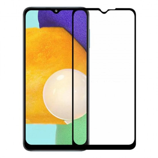 Стъклен протектор за дисплей MBX 5D Slim с цяло лепило, За Samsung Galaxy A13 4G (A135F), Черен от Fonax.bg