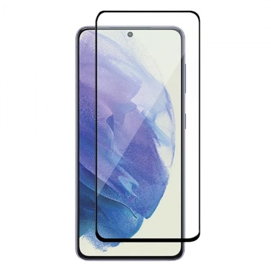 Стъклен протектор за дисплей MBX 5D Slim с цяло лепило, За Samsung Galaxy S21 FE 5G (G990B), Черен от Fonax.bg
