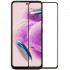 Стъклен протектор MBX 5D Slim с цяло лепило, За Xiaomi Redmi Note 12S, Черен