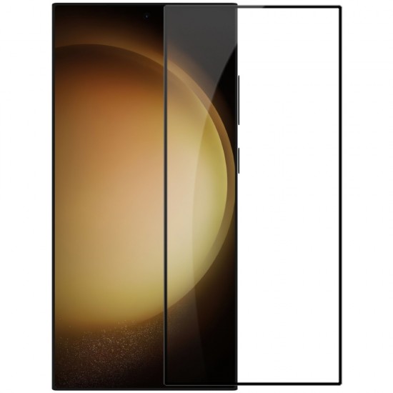 Стъклен протектор за дисплей MBX 9D Paper Box Flat, За Samsung Galaxy S24 Ultra (S928B), Черен от Fonax.bg