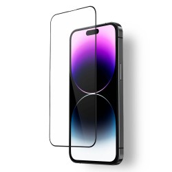 Стъклен протектор MBX 9D Paper Box Flat, За iPhone 14 Pro (6.1), Черен