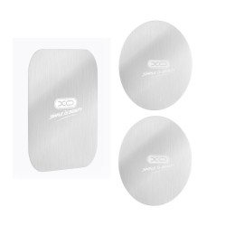 Стикер за магнитна стойка XO Y2, Комплект 3 бр, Сребристи