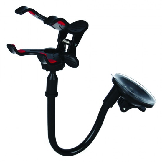 Стойка за кола за предното стъкло Setty Clipper, Двойна дълго рамо, Черна от Fonax.bg