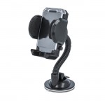 Стойка за кола за предното стъкло Setty flex, Дълго рамо, Черна