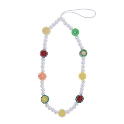 Универсална връзка за телефон bSmart, С мъниста плодове, Многоцветна