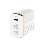 Зарядно устройство адаптер 18W USB-C, Ldnio 220V, в кутия, Бял