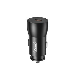 Зарядно устройство за кола адаптер XO CC57 PD 30W QC 1x USB-C, Черен