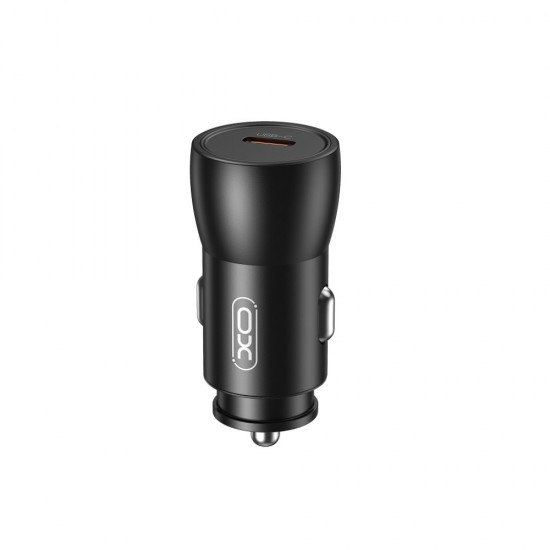 Зарядно устройство за кола адаптер XO CC57 PD 30W QC 1x USB-C, Черен от Fonax.bg